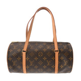 LOUIS VUITTON ルイヴィトン モノグラム パピヨン GM ブラウン M51385 レディース モノグラムキャンバス ハンドバッグ ABランク 中古 銀蔵