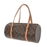 LOUIS VUITTON ルイヴィトン モノグラム パピヨン GM ブラウン M51385 レディース モノグラムキャンバス ハンドバッグ ABランク 中古 銀蔵