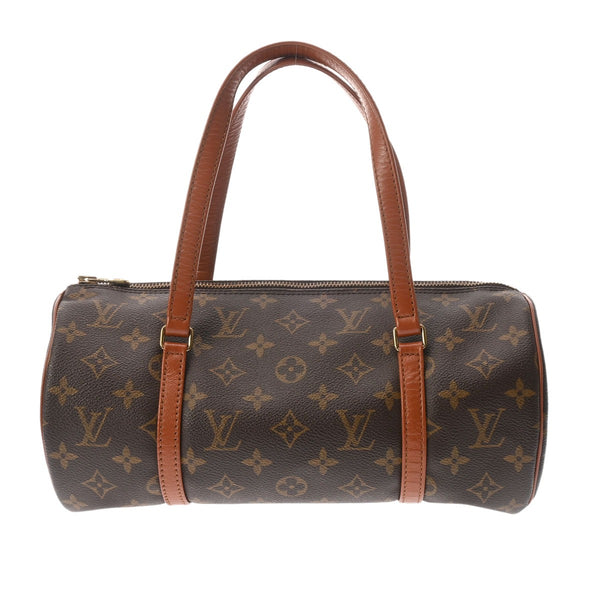 LOUIS VUITTON ルイヴィトン モノグラム パピヨン GM 旧型 ブラウン M51365 レディース モノグラムキャンバス ハンドバッグ Bランク 中古 銀蔵