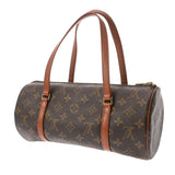 LOUIS VUITTON ルイヴィトン モノグラム パピヨン GM 旧型 ブラウン M51365 レディース モノグラムキャンバス ハンドバッグ Bランク 中古 銀蔵