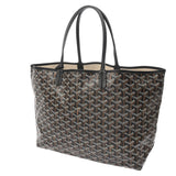 GOYARD ゴヤール サンルイ PM ブラック ユニセックス PVC/レザー トートバッグ Aランク 中古 銀蔵
