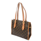 LOUIS VUITTON ルイヴィトン モノグラム ポパンクール オ ブラウン M40007 レディース モノグラムキャンバス ハンドバッグ Bランク 中古 銀蔵