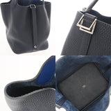 HERMES エルメス ピコタンロック MM エクラ ブルーニュイ ブルーエレクトリック A刻印(2017年頃) レディース トリヨンクレマンス ハンドバッグ ABランク 中古 銀蔵