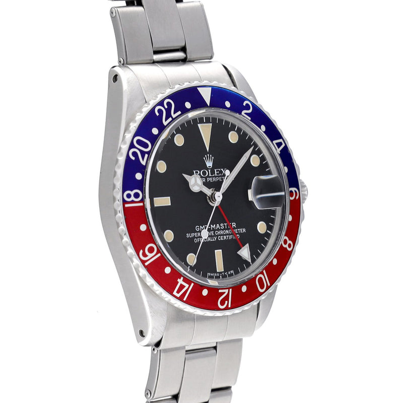 ロレックス GMTマスター USAブレス 1675 14番台(1966年頃製造) ブラック メンズ 腕時計 自動巻き 中古 銀蔵