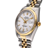 ロレックス デイトジャスト 16233 Y番(2002年頃製造) ホワイト メンズ 腕時計 自動巻き 中古 銀蔵