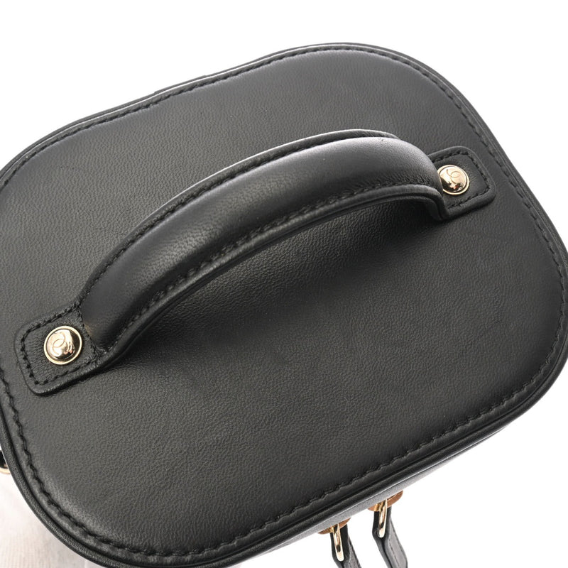 CHANEL シャネル バニティ 2WAYチェーンショルダー ブラック AS0323 レディース ラムスキン ハンドバッグ ABランク 中古 銀蔵