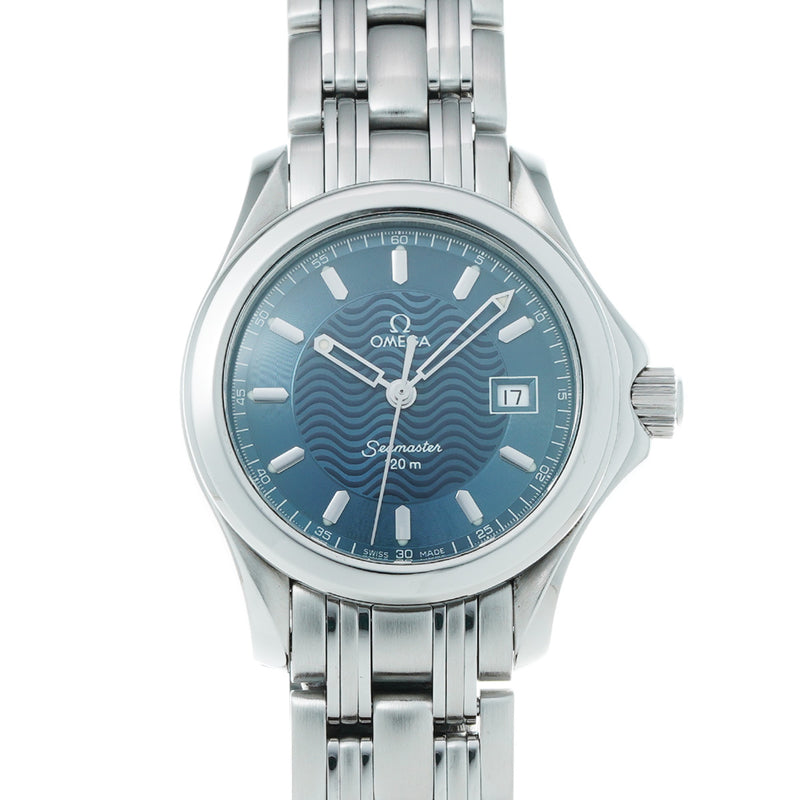 オメガ シーマスター 120 2571.81.00 青 ボーイズ 腕時計 クォーツ 中古 銀蔵