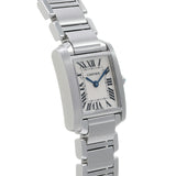 カルティエ タンク フランセーズ SM W51008Q3 シルバー レディース 腕時計 クォーツ 中古 銀蔵