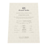 グランドセイコー ヘリテージコレクション メカニカル ハイビート36000 SBGH205 ブラック メンズ 腕時計 自動巻き 中古 銀蔵