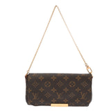 LOUIS VUITTON ルイヴィトン モノグラム フェイボリット PM 2WAY ブラウン M40717 レディース モノグラムキャンバス ショルダーバッグ ABランク 中古 銀蔵