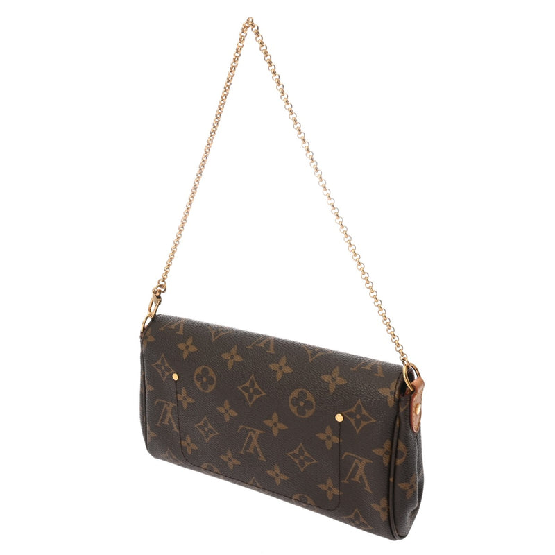 LOUIS VUITTON ルイヴィトン モノグラム フェイボリット PM 2WAY ブラウン M40717 レディース モノグラムキャンバス ショルダーバッグ ABランク 中古 銀蔵