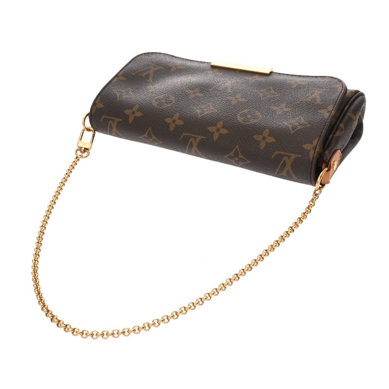 LOUIS VUITTON ルイヴィトン モノグラム フェイボリット PM 2WAY ブラウン M40717 レディース モノグラムキャンバス ショルダーバッグ ABランク 中古 銀蔵