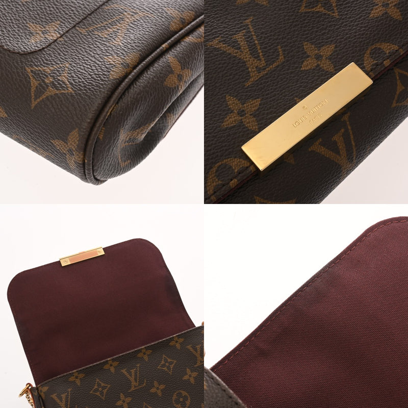 LOUIS VUITTON ルイヴィトン モノグラム フェイボリット PM 2WAY ブラウン M40717 レディース モノグラムキャンバス ショルダーバッグ ABランク 中古 銀蔵