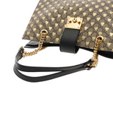 GUCCI グッチ パドロック ラージトートバッグ ビー ベージュ /ブラック 479197 レディース GGスプリームキャンバス レザー トートバッグ ABランク 中古 銀蔵