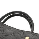 LOUIS VUITTON ルイヴィトン モノグラムアンプラント モンテーニュ MM 2WAY ノワール M41048 レディース レザー ハンドバッグ Aランク 中古 銀蔵