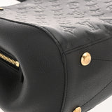 LOUIS VUITTON ルイヴィトン モノグラムアンプラント モンテーニュ MM 2WAY ノワール M41048 レディース レザー ハンドバッグ Aランク 中古 銀蔵