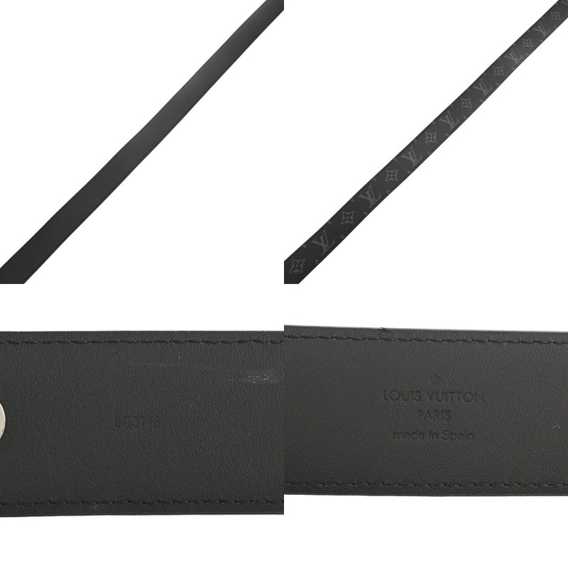 LOUIS VUITTON ルイヴィトン モノグラムエクリプス サンチュール ヴォヤジャー サイズ90 ブラック M0043 メンズ モノグラムキャンバス ベルト Aランク 中古 銀蔵