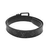LOUIS VUITTON ルイヴィトン モノグラムエクリプス サンチュール ヴォヤジャー サイズ90 ブラック M0043 メンズ モノグラムキャンバス ベルト Aランク 中古 銀蔵