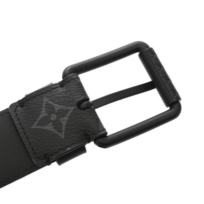 LOUIS VUITTON ルイヴィトン モノグラムエクリプス サンチュール ヴォヤジャー サイズ90 ブラック M0043 メンズ モノグラムキャンバス ベルト Aランク 中古 銀蔵