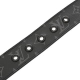 LOUIS VUITTON ルイヴィトン モノグラムエクリプス サンチュール ヴォヤジャー サイズ90 ブラック M0043 メンズ モノグラムキャンバス ベルト Aランク 中古 銀蔵