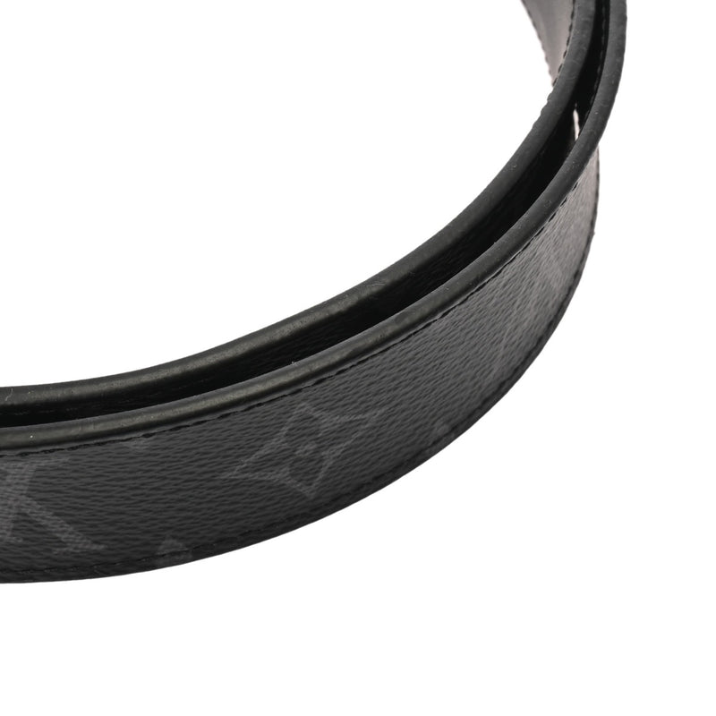 LOUIS VUITTON ルイヴィトン モノグラムエクリプス サンチュール ヴォヤジャー サイズ90 ブラック M0043 メンズ モノグラムキャンバス ベルト Aランク 中古 銀蔵