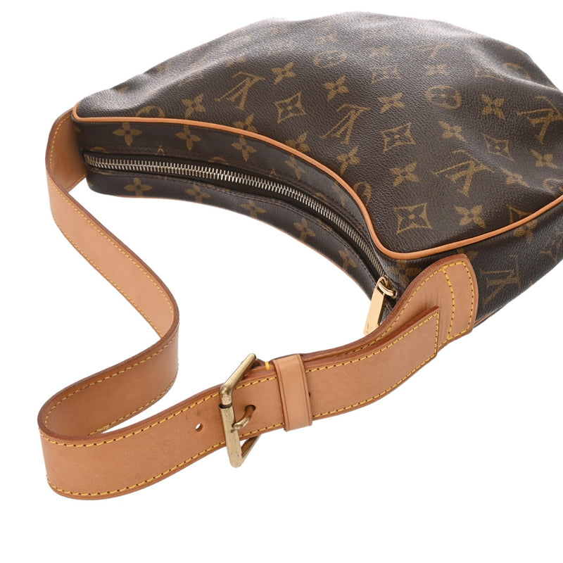 LOUIS VUITTON ルイヴィトン モノグラム ポシェット クロワッサン MM ブラウン M51512 レディース モノグラムキャンバス ワンショルダーバッグ ABランク 中古 銀蔵