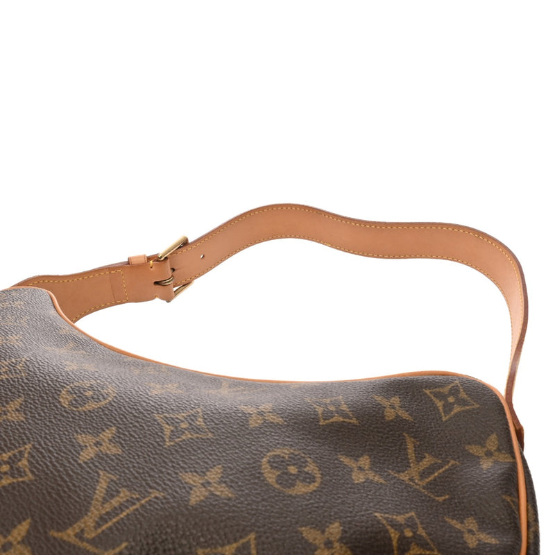 LOUIS VUITTON ルイヴィトン モノグラム ポシェット クロワッサン MM ブラウン M51512 レディース モノグラムキャンバス ワンショルダーバッグ ABランク 中古 銀蔵