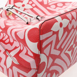 LOUIS VUITTON ルイヴィトン モノグラム LVクラフティ ネオノエ ホワイト/ピンク/ルージュ レディース モノグラムキャンバス ショルダーバッグ Aランク 中古 銀蔵