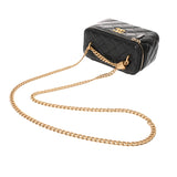 CHANEL シャネル マトラッセ バニティケース ブラック AP3044 レディース ラムスキン ショルダーバッグ Aランク 中古 銀蔵