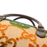 GUCCI グッチ アディダスコラボ セール品 ベージュ/マルチカラー 702422 ユニセックス キャンバス レザー ボストンバッグ ABランク 中古 銀蔵