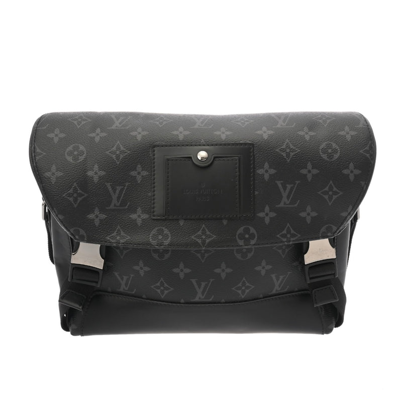 LOUIS VUITTON ルイヴィトン モノグラムエクリプス メッセンジャー ヴォワヤージュPM 黒/グレー M40511 メンズ モノグラムキャンバス ショルダーバッグ Aランク 中古 銀蔵