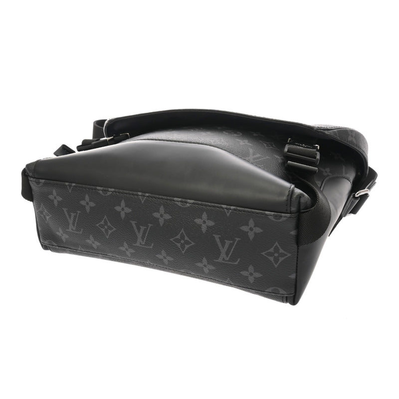LOUIS VUITTON ルイヴィトン モノグラムエクリプス メッセンジャー ヴォワヤージュPM 黒/グレー M40511 メンズ モノグラムキャンバス ショルダーバッグ Aランク 中古 銀蔵