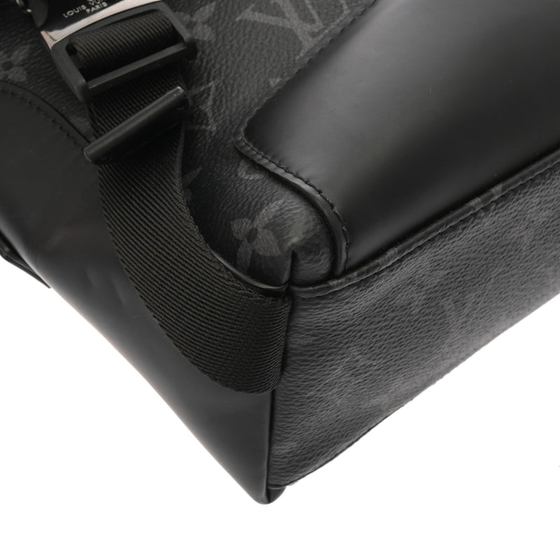 LOUIS VUITTON ルイヴィトン モノグラムエクリプス メッセンジャー ヴォワヤージュPM 黒/グレー M40511 メンズ モノグラムキャンバス ショルダーバッグ Aランク 中古 銀蔵