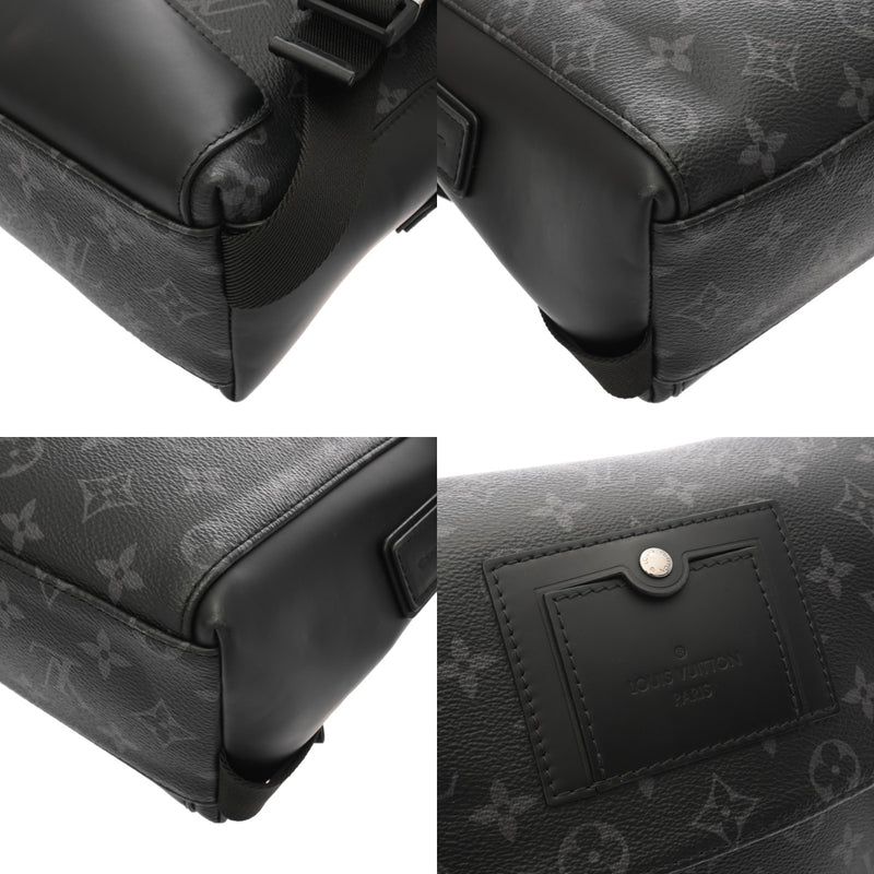 LOUIS VUITTON ルイヴィトン モノグラムエクリプス メッセンジャー ヴォワヤージュPM 黒/グレー M40511 メンズ モノグラムキャンバス ショルダーバッグ Aランク 中古 銀蔵