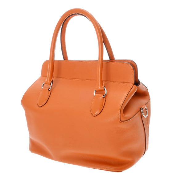 HERMES エルメス ツールボックス 26 2WAY サオレンジ □O刻印(2011年頃) レディース ヴォースイフト ハンドバッグ ABランク 中古 銀蔵