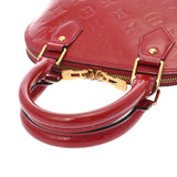 LOUIS VUITTON ルイヴィトン モノグラムヴェルニ アルマ BB 2WAY ポムダムール M90174 レディース ヴェルニ ハンドバッグ Bランク 中古 銀蔵