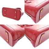 LOUIS VUITTON ルイヴィトン モノグラムヴェルニ アルマ BB 2WAY ポムダムール M90174 レディース ヴェルニ ハンドバッグ Bランク 中古 銀蔵