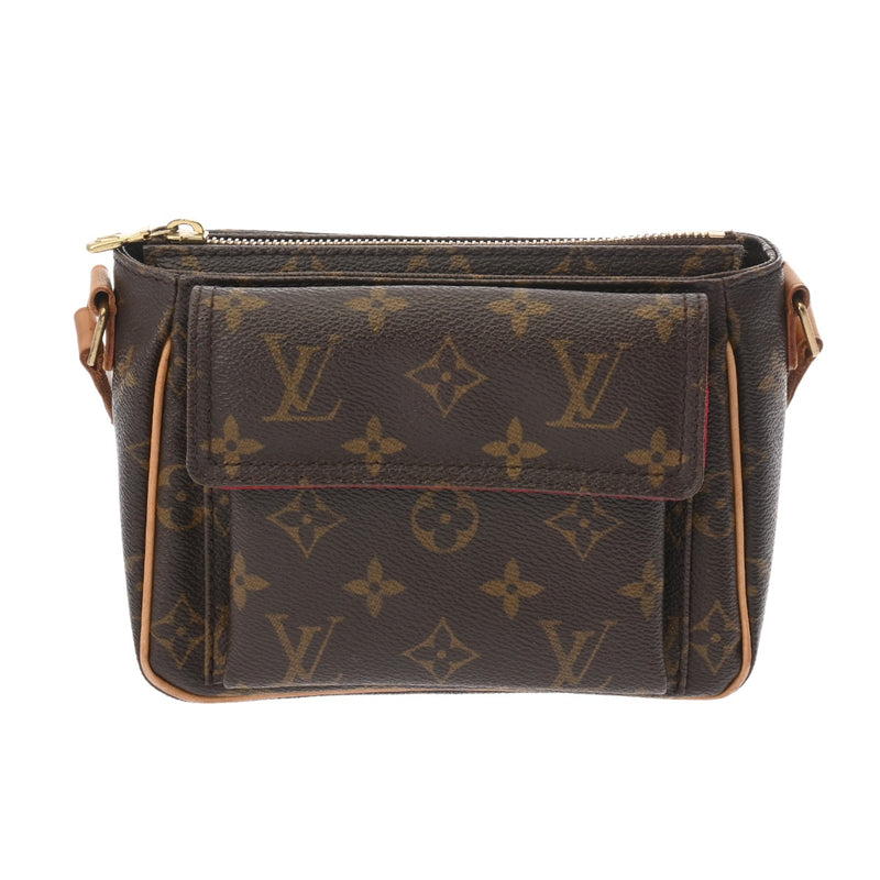 LOUIS VUITTON ルイヴィトン モノグラム ヴィバシテ PM ブラウン M51165 レディース モノグラムキャンバス ショルダーバッグ Bランク 中古 銀蔵