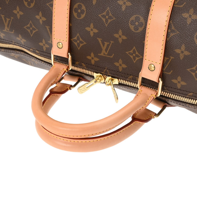 LOUIS VUITTON ルイヴィトン モノグラム キーポル 55  ブラウン M41424 ユニセックス モノグラムキャンバス ボストンバッグ Aランク 中古 銀蔵