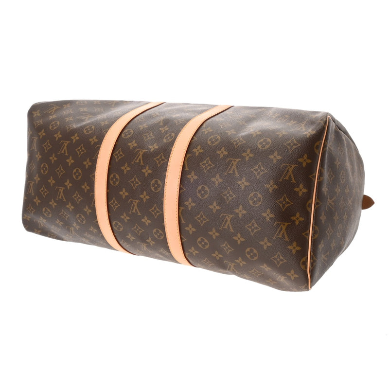 LOUIS VUITTON ルイヴィトン モノグラム キーポル 55  ブラウン M41424 ユニセックス モノグラムキャンバス ボストンバッグ Aランク 中古 銀蔵