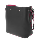LOUIS VUITTON ルイヴィトン ロックミー バケット ノワール/ホットピンク M54677 レディース レザー ショルダーバッグ ABランク 中古 銀蔵