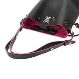 LOUIS VUITTON ルイヴィトン ロックミー バケット ノワール/ホットピンク M54677 レディース レザー ショルダーバッグ ABランク 中古 銀蔵