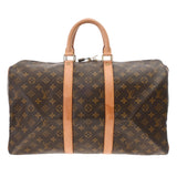 LOUIS VUITTON ルイヴィトン モノグラム キーポル 45 ブラウン M41428 ユニセックス モノグラムキャンバス ボストンバッグ Bランク 中古 銀蔵