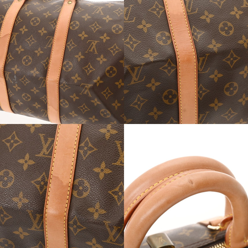 LOUIS VUITTON ルイヴィトン モノグラム キーポル 45 ブラウン M41428 ユニセックス モノグラムキャンバス ボストンバッグ Bランク 中古 銀蔵