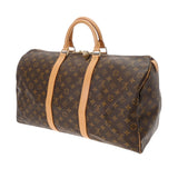 LOUIS VUITTON ルイヴィトン モノグラム キーポル 50 ブラウン M41426 ユニセックス モノグラムキャンバス ボストンバッグ Bランク 中古 銀蔵