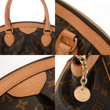 LOUIS VUITTON ルイヴィトン モノグラム ティボリ PM ブラウン M40143 レディース モノグラムキャンバス ハンドバッグ ABランク 中古 銀蔵