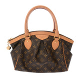 LOUIS VUITTON ルイヴィトン モノグラム ティボリ PM ブラウン M40143 レディース モノグラムキャンバス ハンドバッグ ABランク 中古 銀蔵