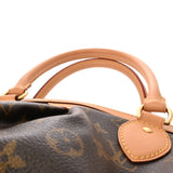 LOUIS VUITTON ルイヴィトン モノグラム ティボリ PM ブラウン M40143 レディース モノグラムキャンバス ハンドバッグ ABランク 中古 銀蔵