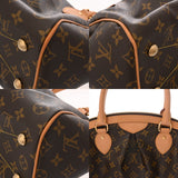 LOUIS VUITTON ルイヴィトン モノグラム ティボリ PM ブラウン M40143 レディース モノグラムキャンバス ハンドバッグ ABランク 中古 銀蔵