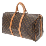 LOUIS VUITTON ルイヴィトン モノグラム キーポルバンドリエール 50 ブラウン M41416 レディース モノグラムキャンバス ボストンバッグ Bランク 中古 銀蔵
